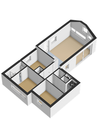 Floorplan - Zeedijk 24-949, 4504 PN Nieuwvliet